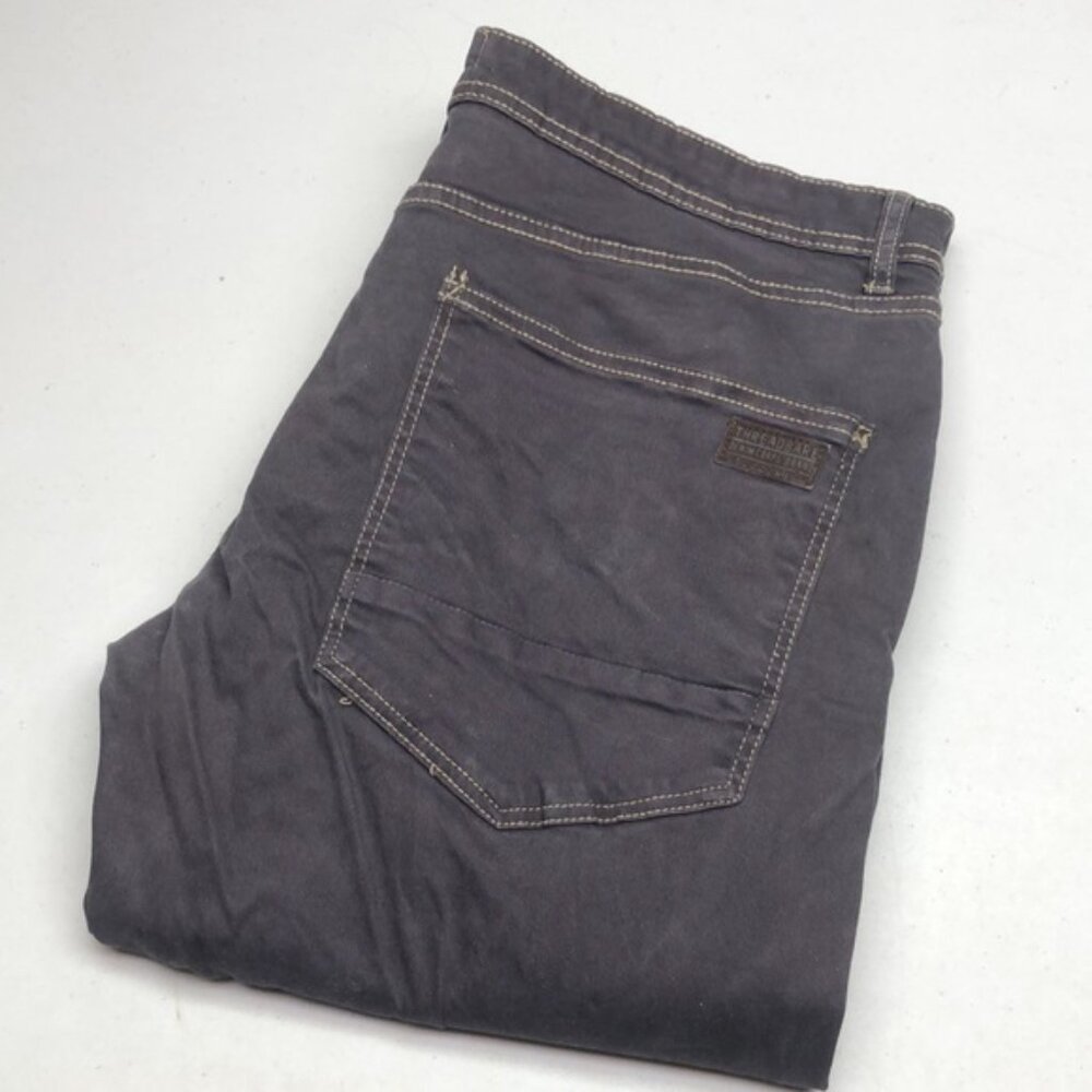 MENS THREADBARE GRAY STRAIGHT LEG JEANS 34x30 ⭐️